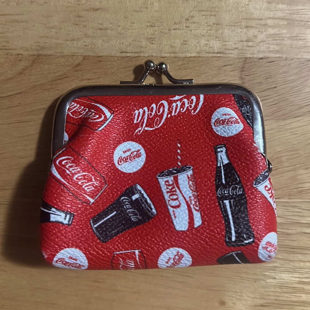Coca-Cola official vintage mini pouch, new